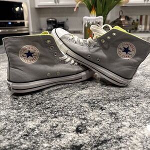 Converse Chuck Taylor All Star Women's Two Fold Double Tongue Hi Top Gray M8 W10
